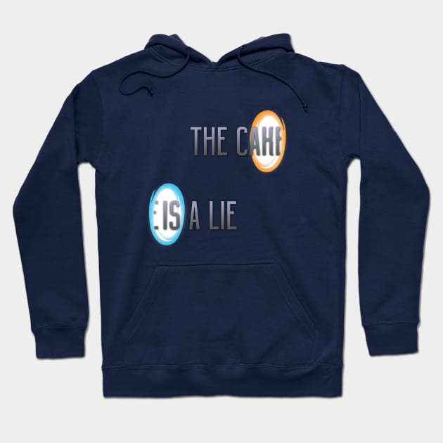 The Cake is a Lie Hoodie by Jijarugen